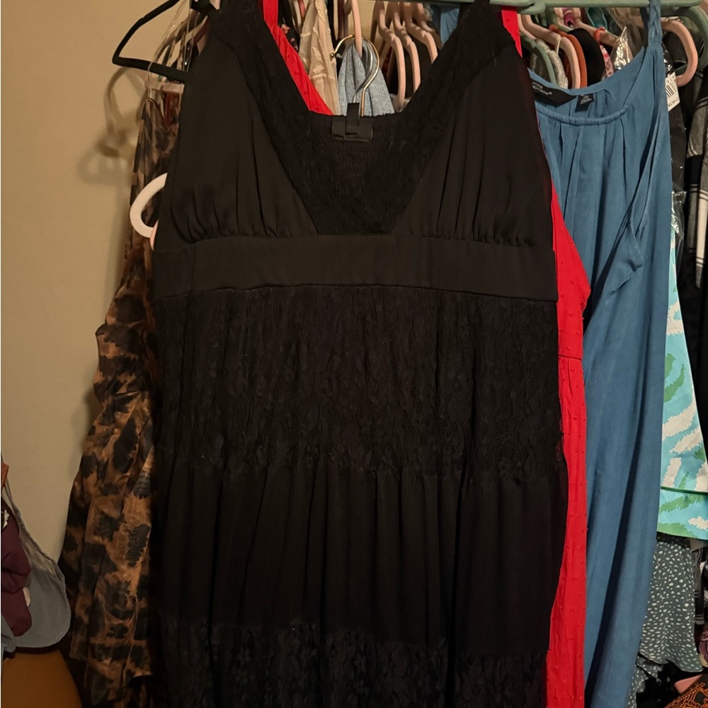 Torrid Black Lace Maxi Dress